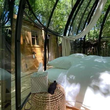 Kamp alanı Le Dome De - Nuit Insolite Dans Les Bois