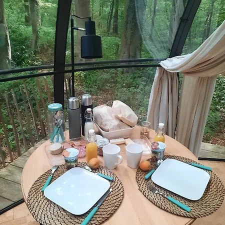 Le Dome De - Nuit Insolite Dans Les Bois Kamp alanı Namur